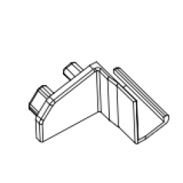 Cache pour Rejet d'eau pour seuil ALU KÖMMERLING 20 MM