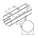 Axe de volet roulant Tube de 60 mm Octogonal